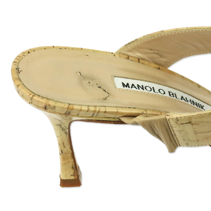 Manolo Blahnik Cork Sandal