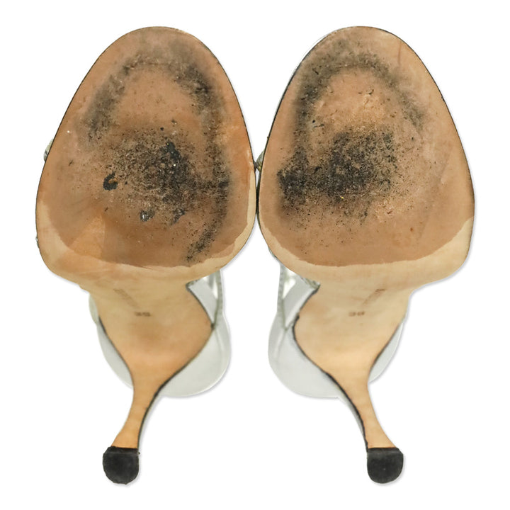 Manolo Blahnik Leather Gladiator Sandals