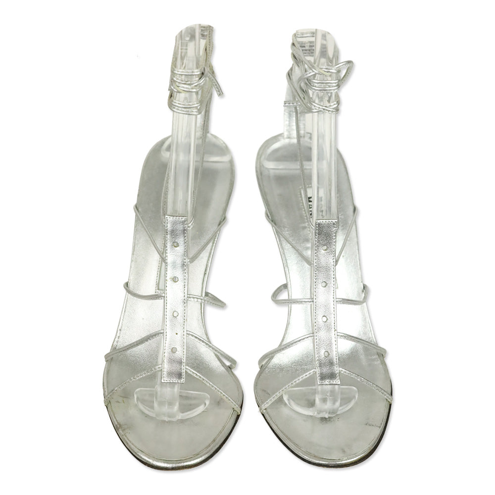 Manolo Blahnik Leather Gladiator Sandals