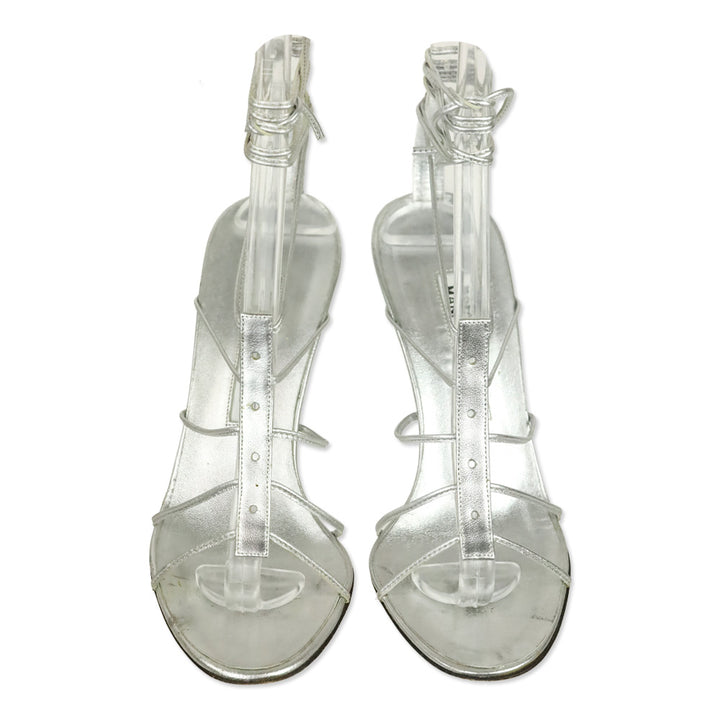 Manolo Blahnik Leather Gladiator Sandals