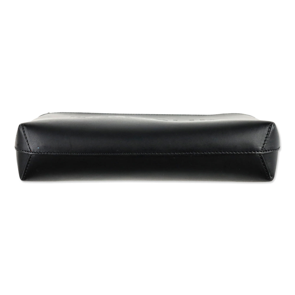 Mansur Gavriel Black Leather Logo Shoulder Bag