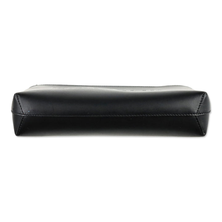 Mansur Gavriel Black Leather Logo Shoulder Bag