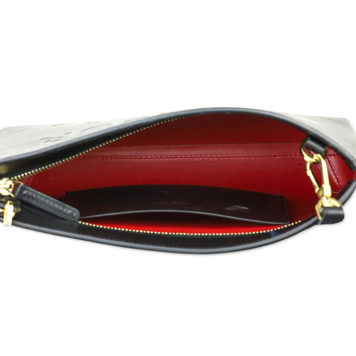 Mansur Gavriel Black Leather Logo Shoulder Bag