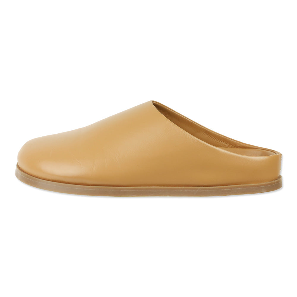 Mansur Gavriel Caramel Lambskin Leather Everyday Mules