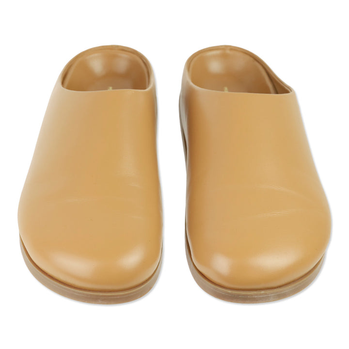 Mansur Gavriel Caramel Lambskin Leather Everyday Mules