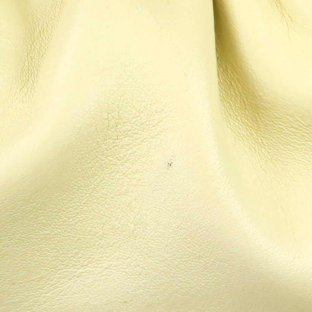 Manu Atelier Cream Black Ruched Mini Cylinder Xx Shoulder Bag