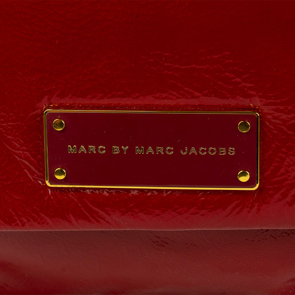 Marc By Marc Jacobs Red Patent Leather Crossbody Bag