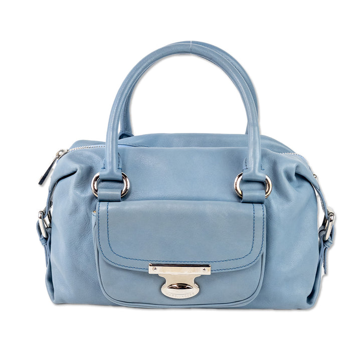 Marc Jacobs Baby Blue Leather Medium Top Handle