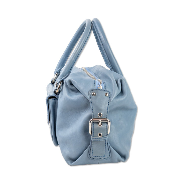 Marc Jacobs Baby Blue Leather Medium Top Handle