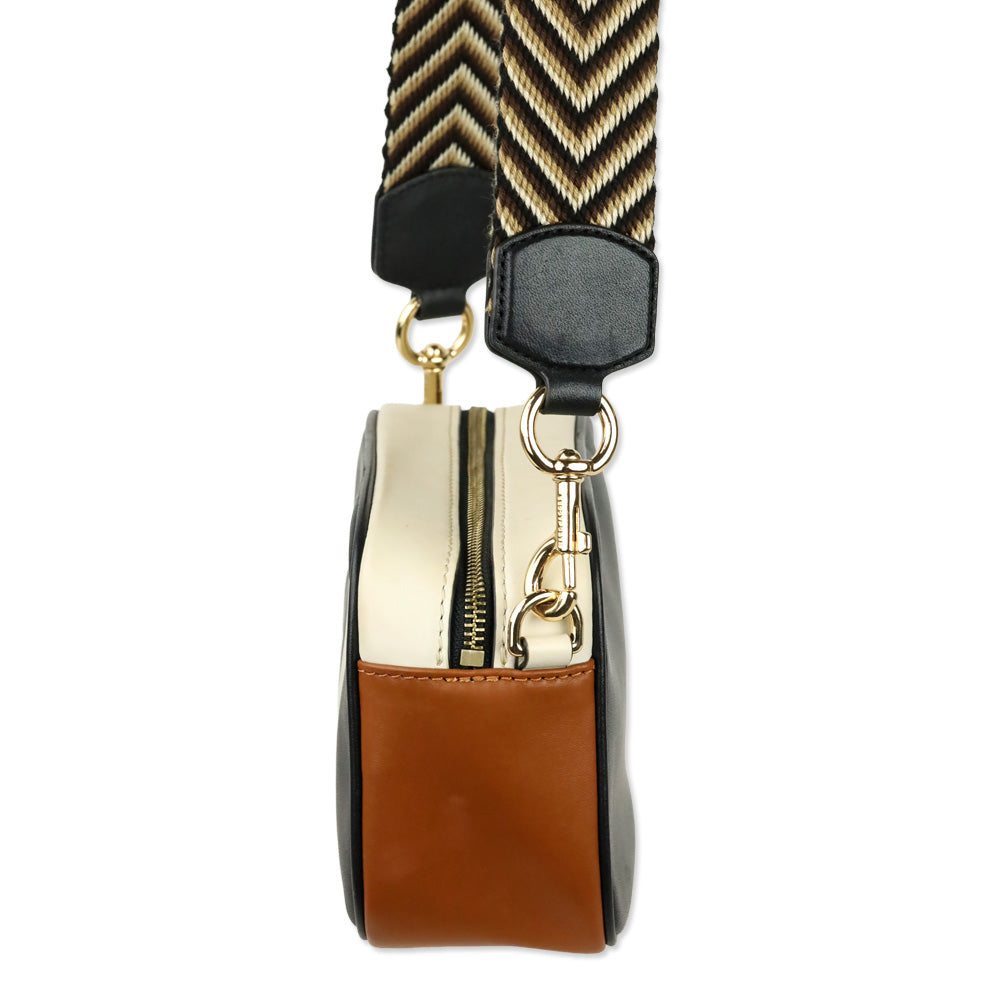 Marc Jacobs Black Flash Leather Camera Crossbody Bag