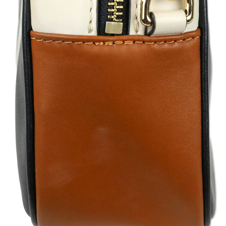 Marc Jacobs Black Flash Leather Camera Crossbody Bag