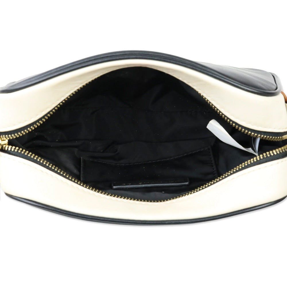 Marc Jacobs Black Flash Leather Camera Crossbody Bag