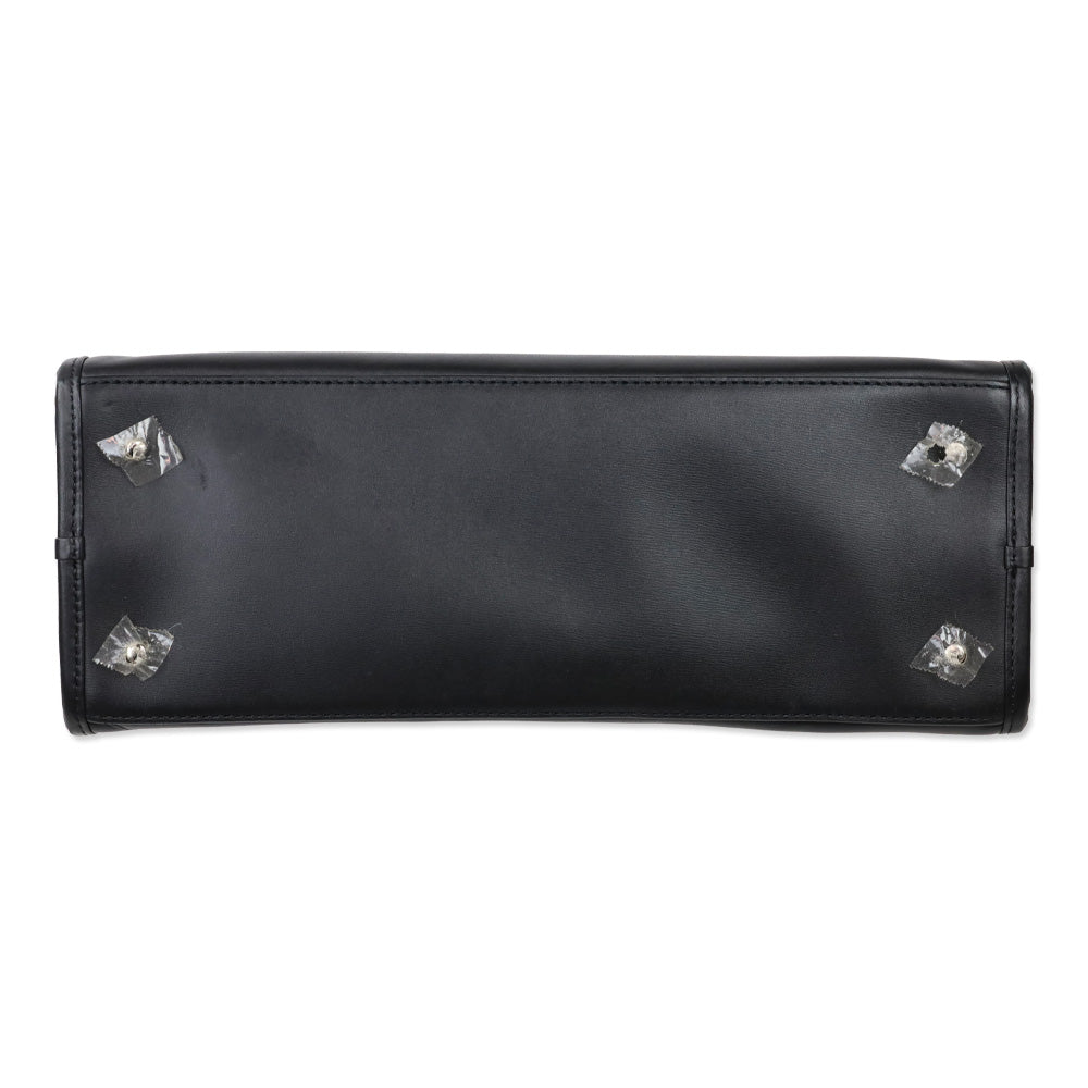 Marc Jacobs Black Leather Madison North/South Tote Bag