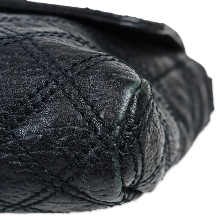 Marc Jacobs Black Quilted Leather Flap Chain Shoulder Bag