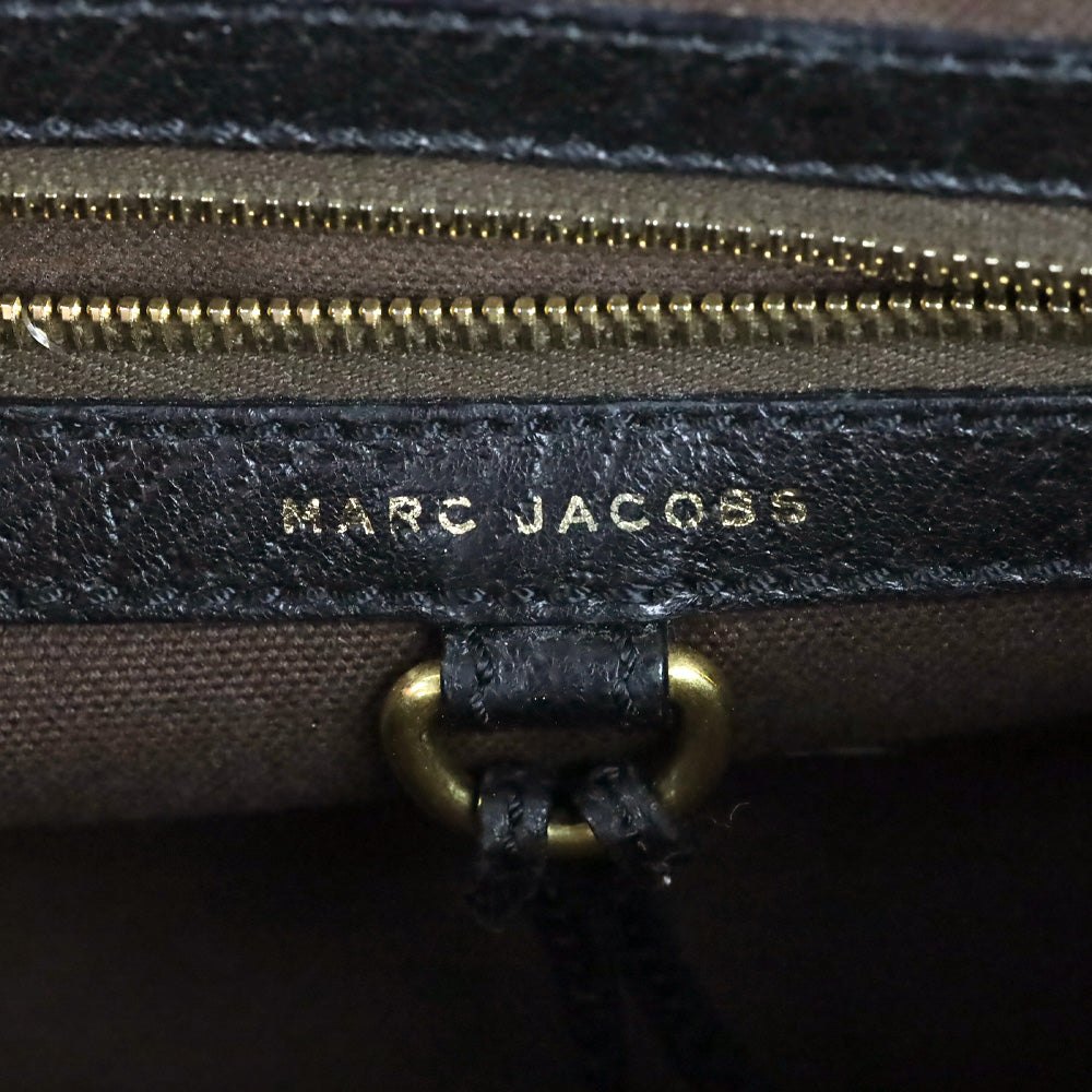 Marc Jacobs Black Quilted Leather Flap Chain Shoulder Bag