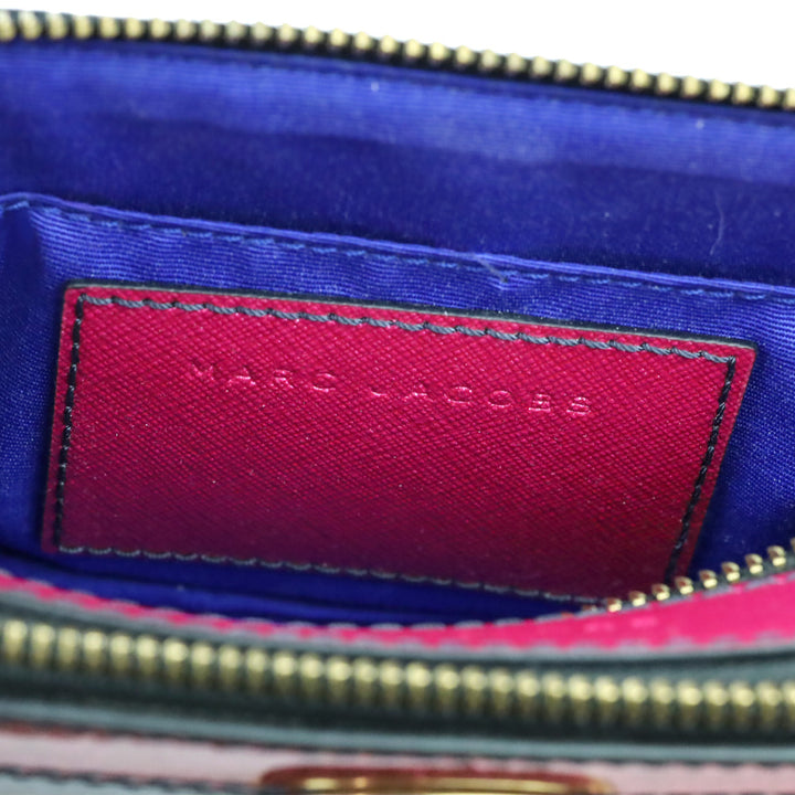 Marc Jacobs Blue/Pink Glitter 'The Snapshot' Crossbody Bag