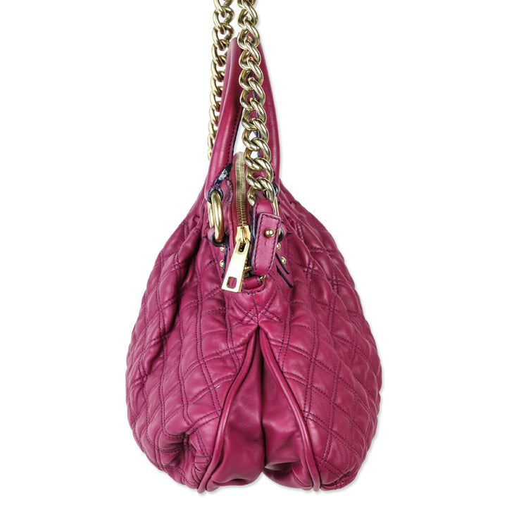 Marc Jacobs Fuchsia Quilted Leather Cecilia Satchel