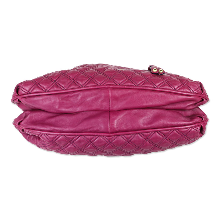 Marc Jacobs Fuchsia Quilted Leather Cecilia Satchel