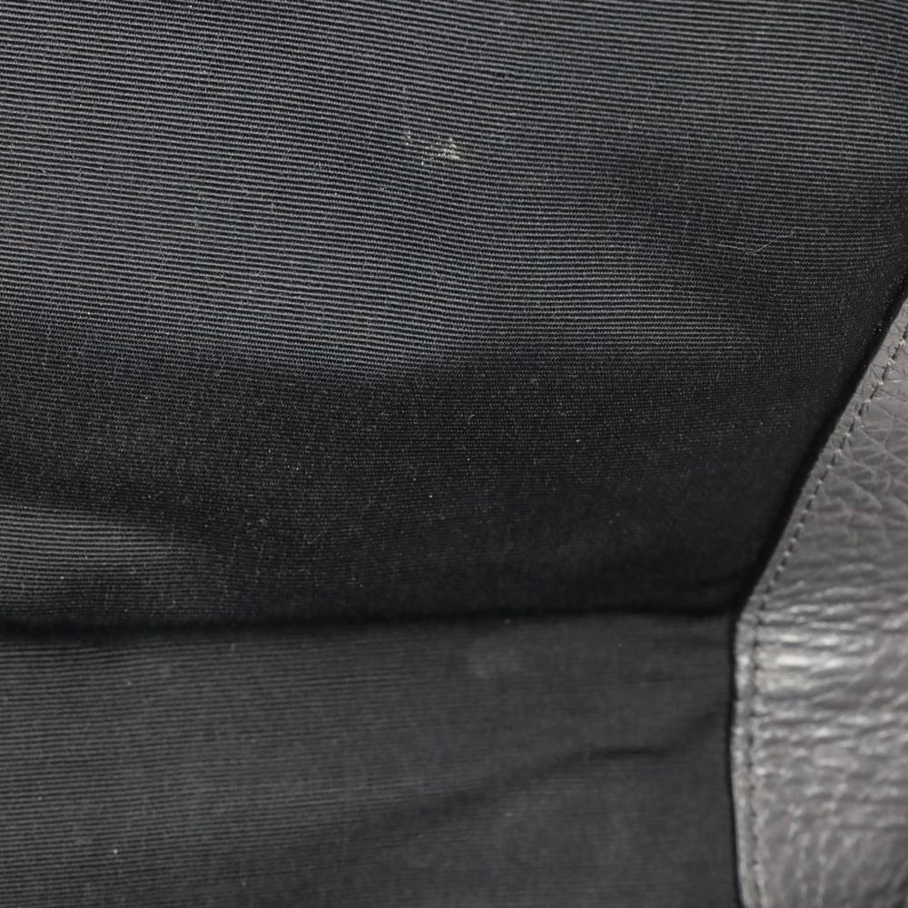 Marc Jacobs Gray Pebble Leather Recruit Nomad Saddle Bag