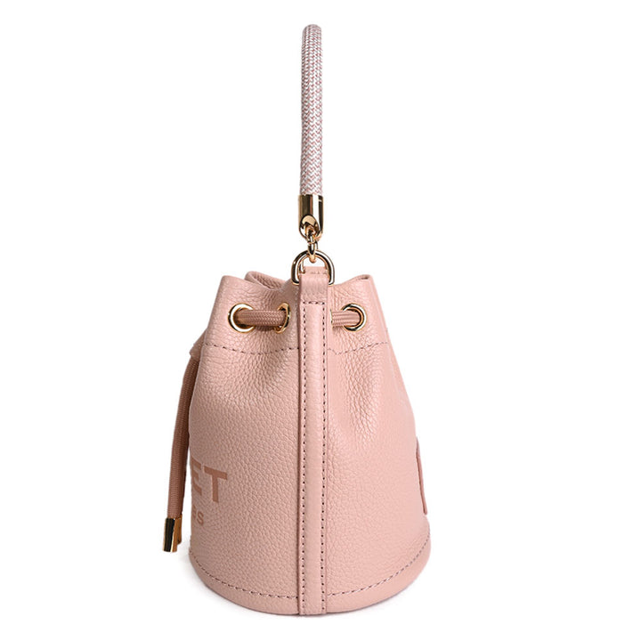 Marc Jacobs Light Pink The Leather Mini Bucket Bag