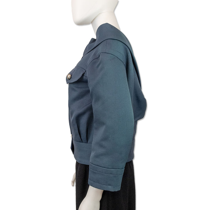 Marc Jacobs Off-the-Shoulder Low-Back Zip-Up Jacket