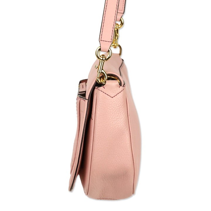 Marc Jacobs Pink Leather Empire City Mini Messenger Crossbody Bag