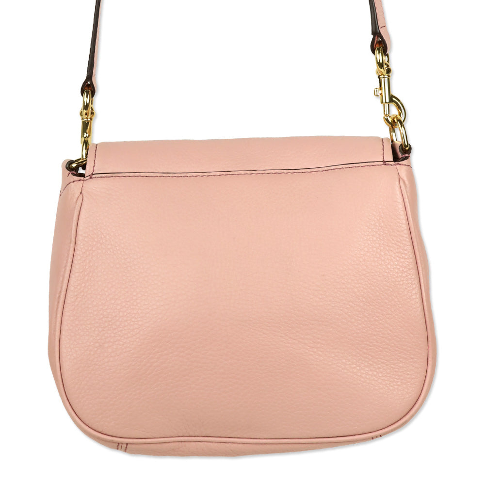 Marc Jacobs Pink Leather Empire City Mini Messenger Crossbody Bag