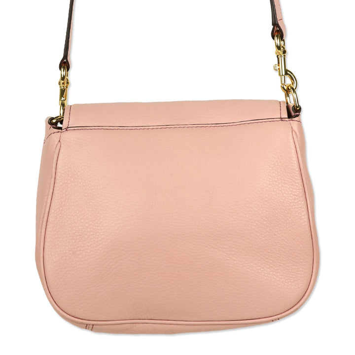 Marc Jacobs Pink Leather Empire City Mini Messenger Crossbody Bag