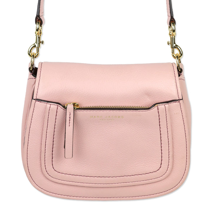 Marc Jacobs Pink Leather Empire City Mini Messenger Crossbody Bag