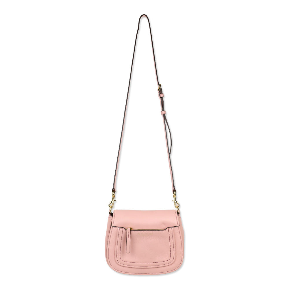 Marc Jacobs Pink Leather Empire City Mini Messenger Crossbody Bag