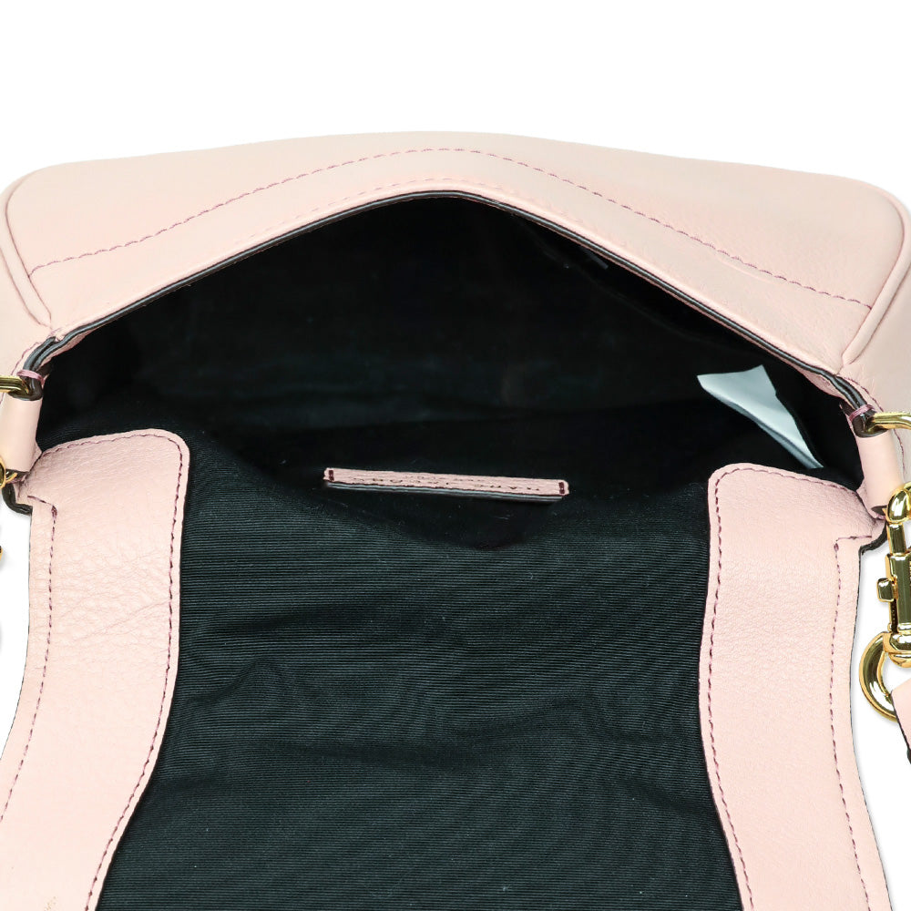 Marc Jacobs Pink Leather Empire City Mini Messenger Crossbody Bag