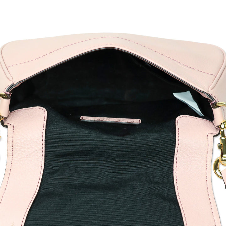 Marc Jacobs Pink Leather Empire City Mini Messenger Crossbody Bag