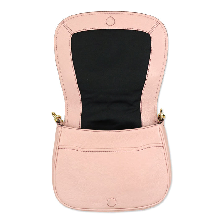 Marc Jacobs Pink Leather Empire City Mini Messenger Crossbody Bag