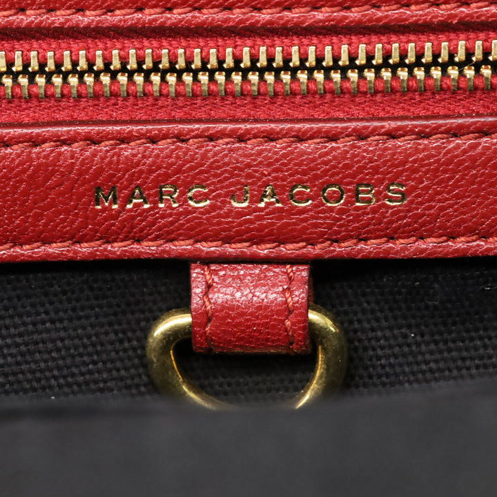 Marc Jacobs Red Quilted Leather Stam Bag