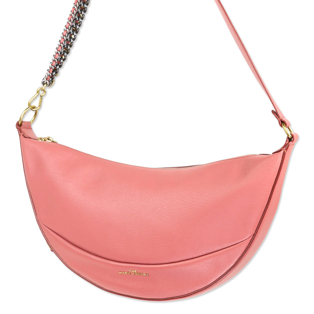 Marc Jacobs Santa Fe Red Leather Eclipse Shoulder Bag