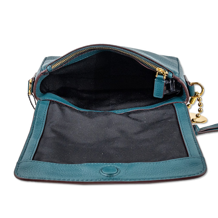 Marc Jacobs Teal Leather Crossbody Bag