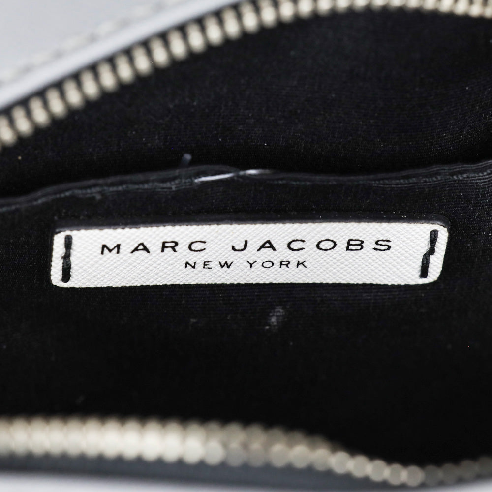 Marc Jacobs White/Gray Saffiano Playback Crossbody Bag