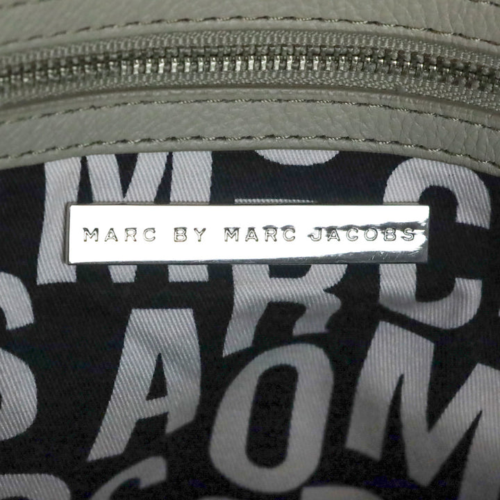 Marc by Marc Jacobs Beige Cow Leather Turnlock Satchel