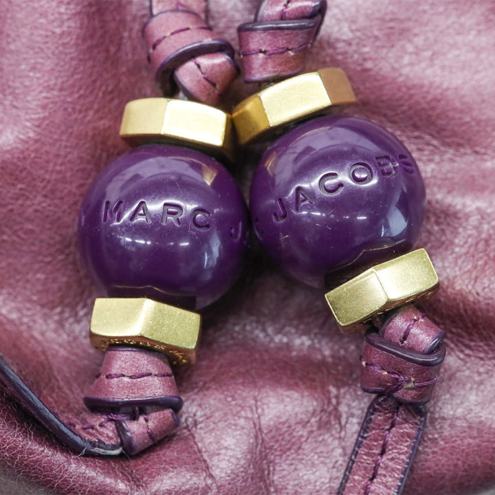 Marc by Marc Jacobs Purple Leather Top Handle Bag