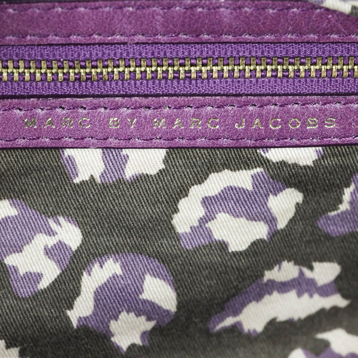 Marc by Marc Jacobs Purple Leather Top Handle Bag