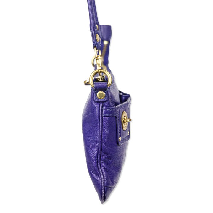 Marc by Marc Jacobs Purple Percy Totally Turnlock Crossbody Bag
