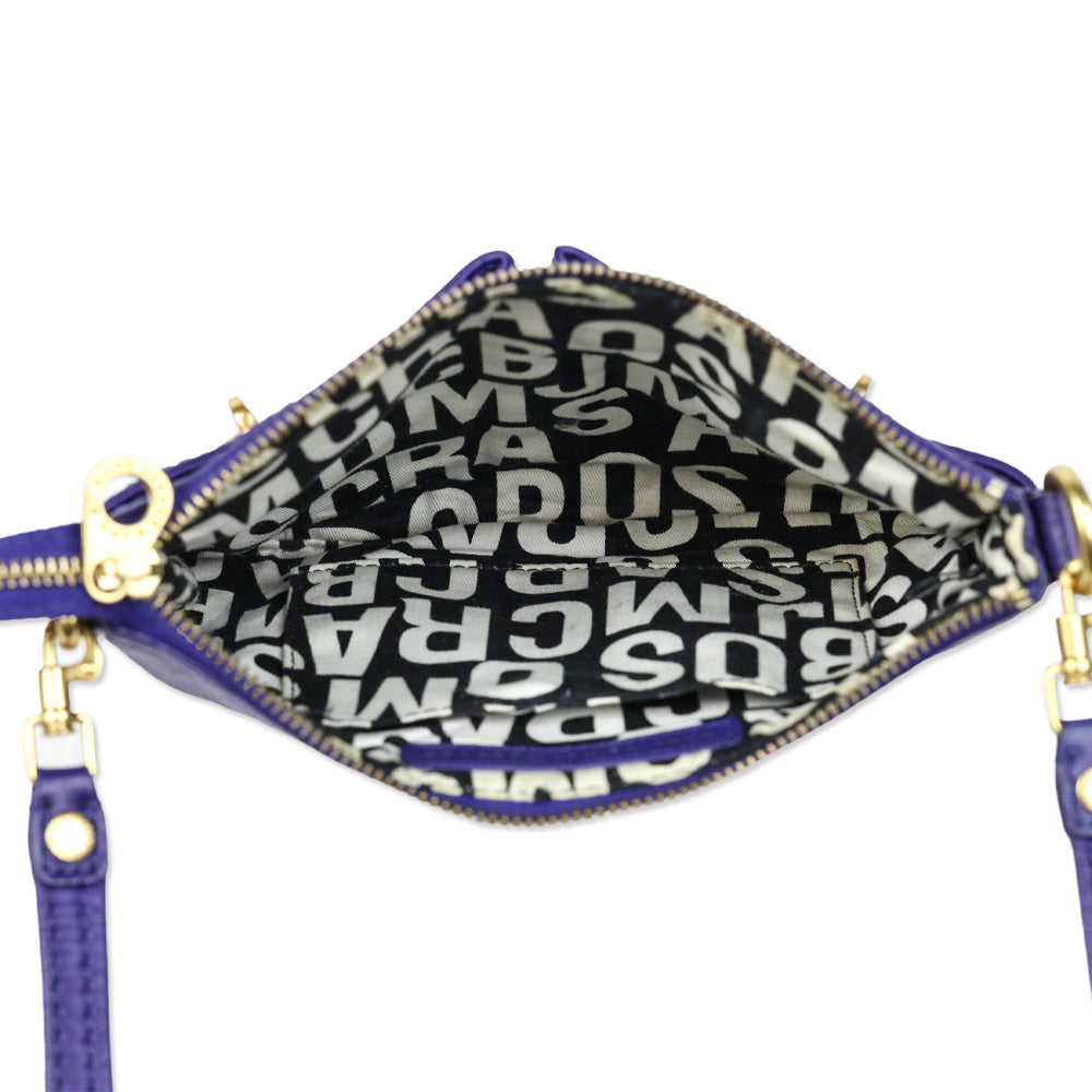 Marc by Marc Jacobs Purple Percy Totally Turnlock Crossbody Bag