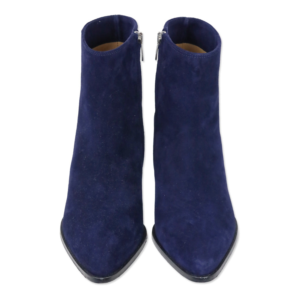 Margaux Blue Suede The Downtown Boot Ankle Boot