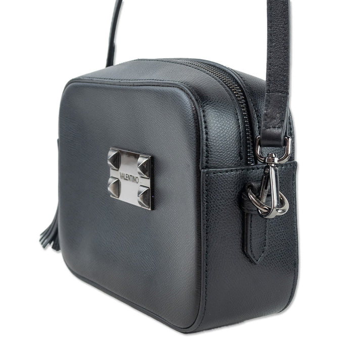 Mario Valentino Black Leather Shoulder Bag