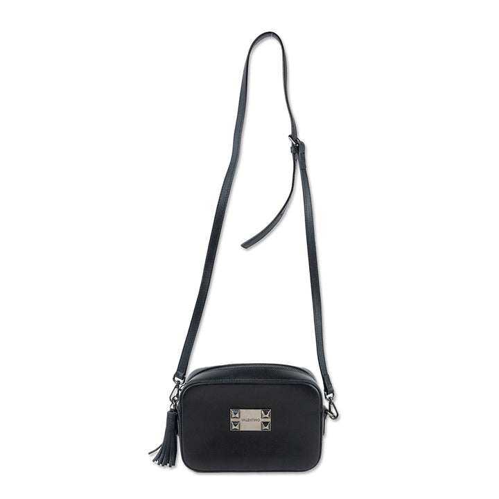 Mario Valentino Black Leather Shoulder Bag