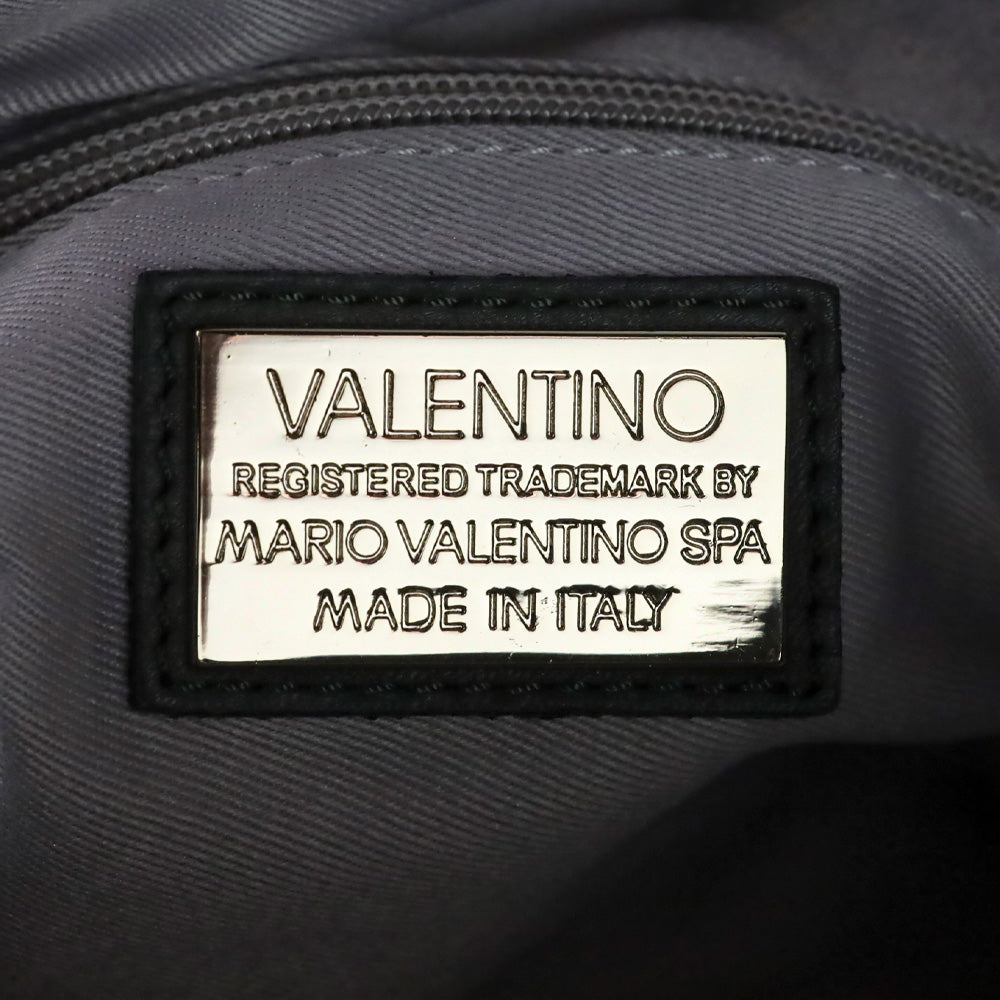 Mario Valentino Verra Signature Olive Green Quilted Leather Tote Bag