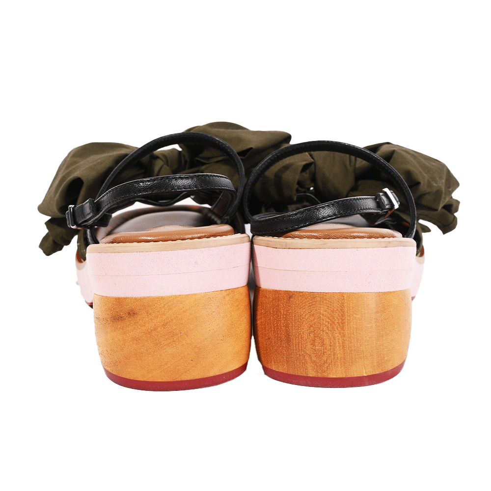Marni Bow Slingback Sandals
