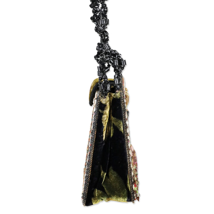 Mary Frances Be Mysterious Masquerade Beaded Handbag
