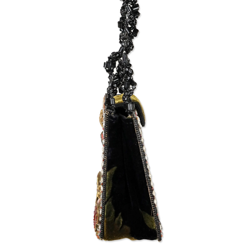 Mary Frances Be Mysterious Masquerade Beaded Handbag