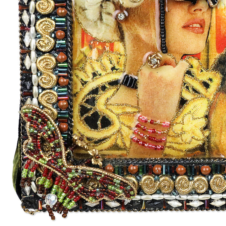 Mary Frances Be Mysterious Masquerade Beaded Handbag